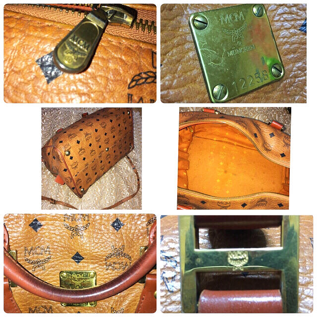 MCM(エムシーエム)の【MCM】Vintage Bag 中ボストン ／お洒落 レトロ used レディースのバッグ(ショルダーバッグ)の商品写真