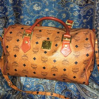 エムシーエム(MCM)の【MCM】Vintage Bag 中ボストン ／お洒落 レトロ used(ショルダーバッグ)