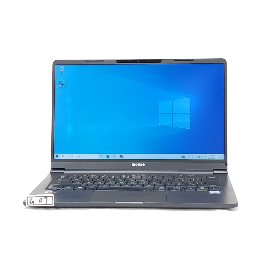 激安の Mouseノートパソコン/i5-8365U/8GB/240GB/G07 PC/タブレット Windowsノート本体