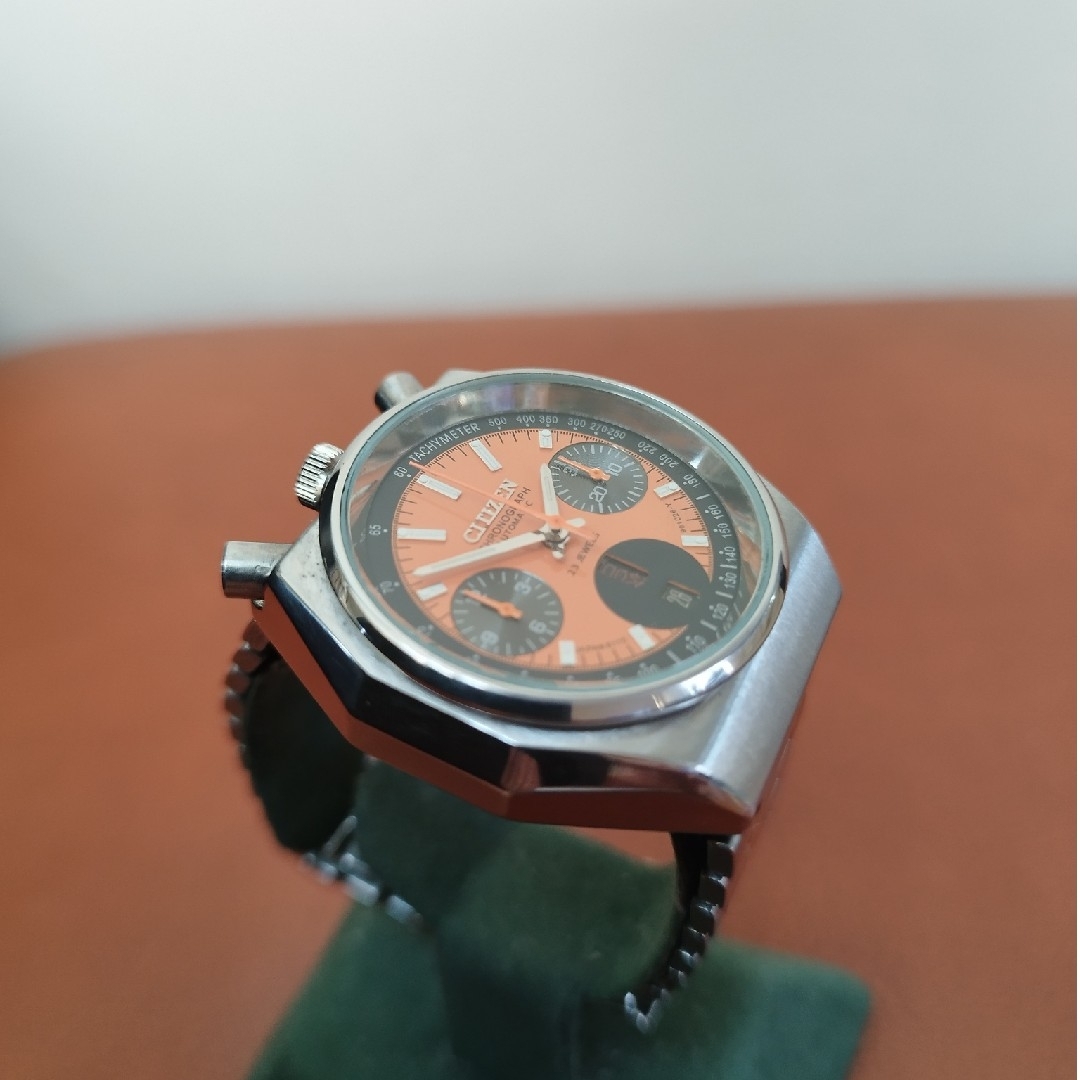 CITIZEN - シチズン チャレンジタイマー 1970年代 オレンジ文字 CITIZEN - シチズン チャレンジタイマー 1970年代 オレンジ文字