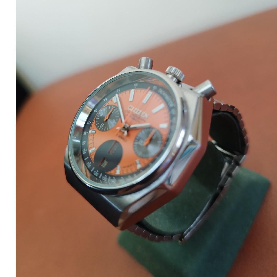 CITIZEN - シチズン チャレンジタイマー 1970年代 オレンジ文字 CITIZEN - シチズン チャレンジタイマー 1970年代 オレンジ文字