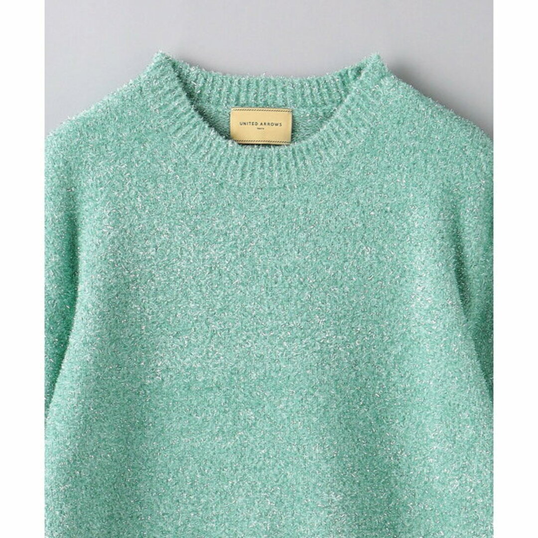 UNITED ARROWS - 【LIME】グリッターラメ プルオーバー ニットの UNITED ARROWS - 【LIME】グリッターラメ プルオーバー ニットの