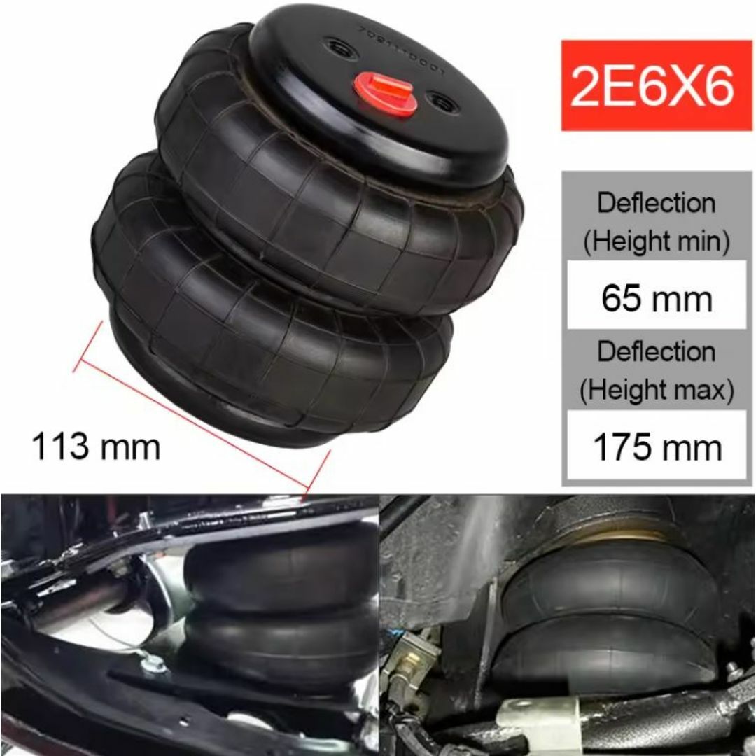 新品 エアバック 1/2NPT 4個 エアサス クラウン MS 新品 エアバック 1/2NPT 4個 エアサス クラウン MS