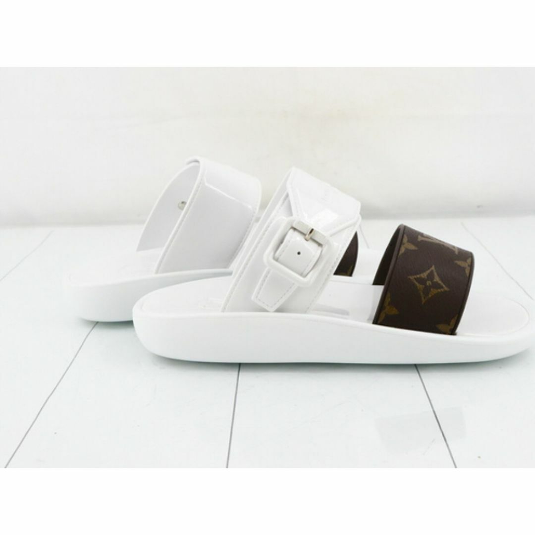 LOUIS VUITTON - 特価 ルイヴィトン サンダル 23cm ロゴ LOUIS VUITTON - 特価 ルイヴィトン サンダル 23cm ロゴ