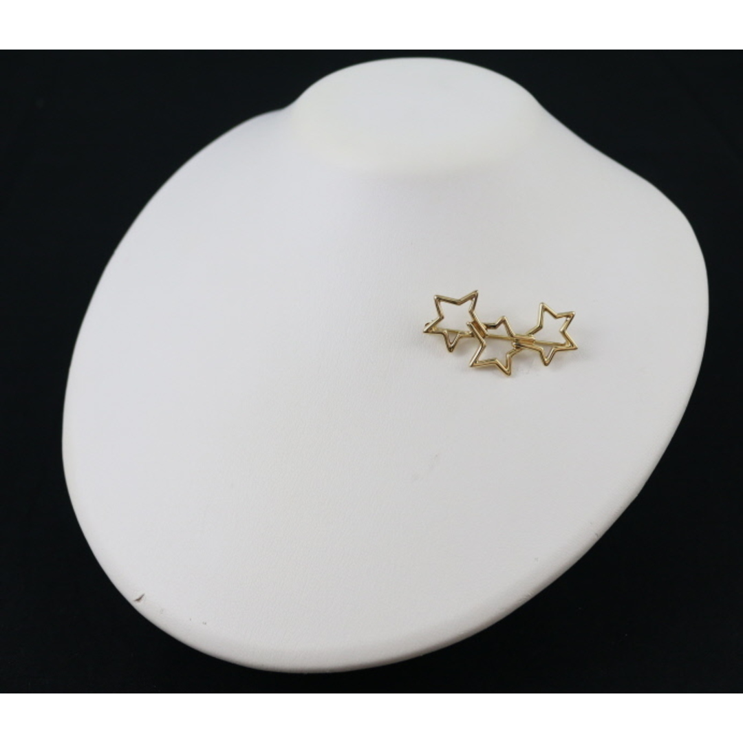 Tiffany & Co. - ティファニー ブローチ トリプルスター K18YG Tiffany & Co. - ティファニー ブローチ トリプルスター K18YG