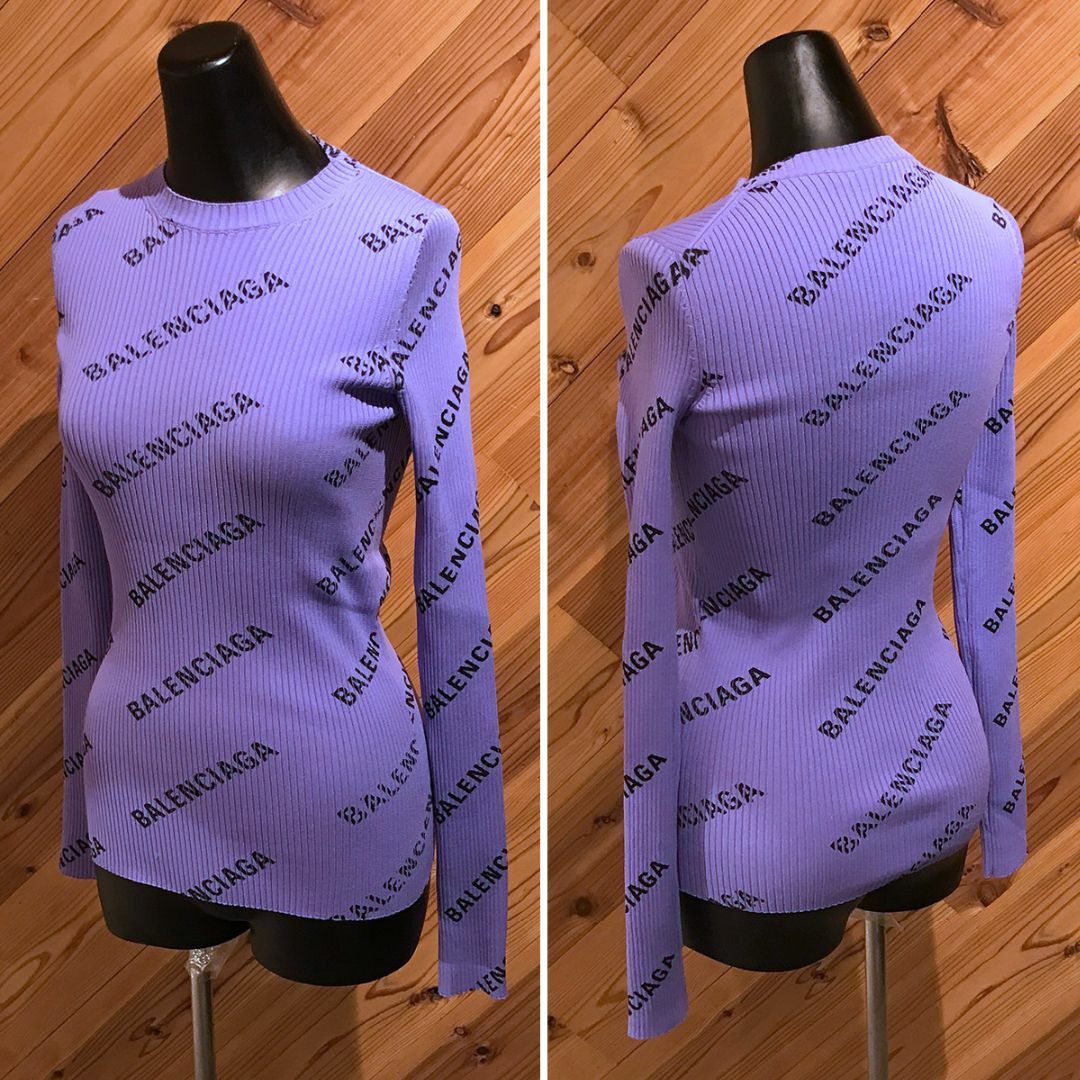 BALENCIAGA - 新品同様 バレンシアガ オールオーバー クルー BALENCIAGA - 新品同様 バレンシアガ オールオーバー クルー