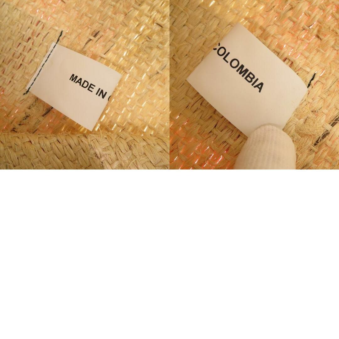 MARNI - 美品 マルニ マーケット ストライプ ストロー ベージュ MARNI - 美品 マルニ マーケット ストライプ ストロー ベージュ