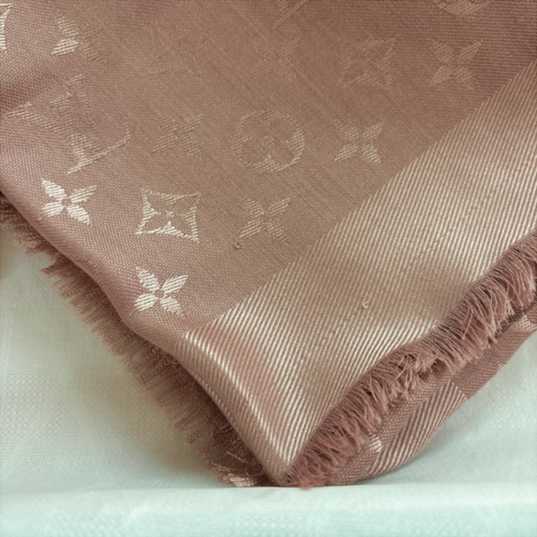 LOUIS VUITTON - 特価 ルイヴィトン ショール 色:PINK BEIGE LOUIS VUITTON - 特価 ルイヴィトン ショール 色:PINK BEIGE