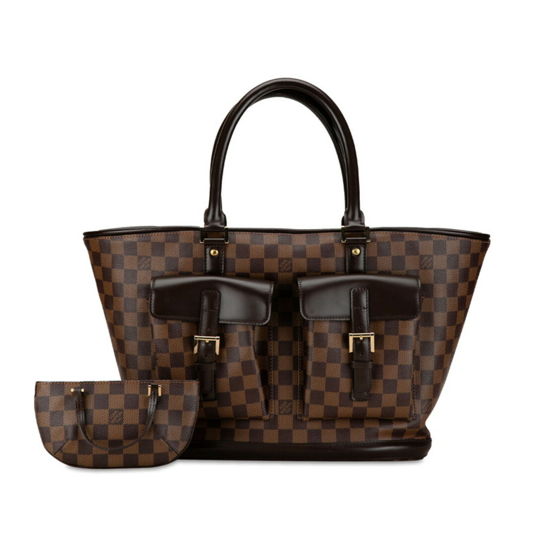 LOUIS VUITTON - ルイ ヴィトン ダミエ マノスクGM トートバッグ LOUIS VUITTON - ルイ ヴィトン ダミエ マノスクGM トートバッグ