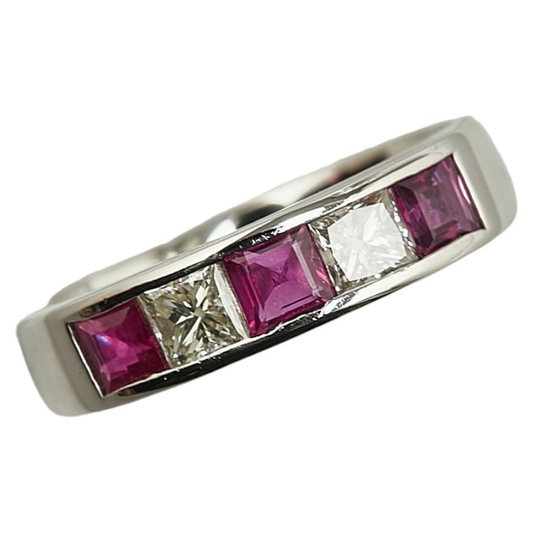 美品 Pt900 プラチナ リング 指輪 ルビー 0.60ct ダイヤ 0.387ct 美品 Pt900 プラチナ リング 指輪 ルビー 0.60ct ダイヤ 0.387ct
