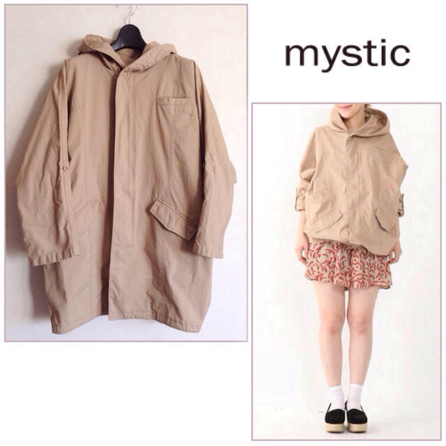 mystic - 新品♡mystic ドルマンモッズコート
