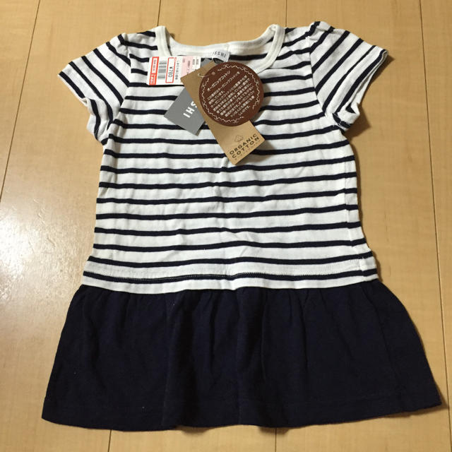 しまむら(シマムラ)の新品未使用 ペプラムT キッズ/ベビー/マタニティのキッズ服女の子用(90cm~)(Tシャツ/カットソー)の商品写真