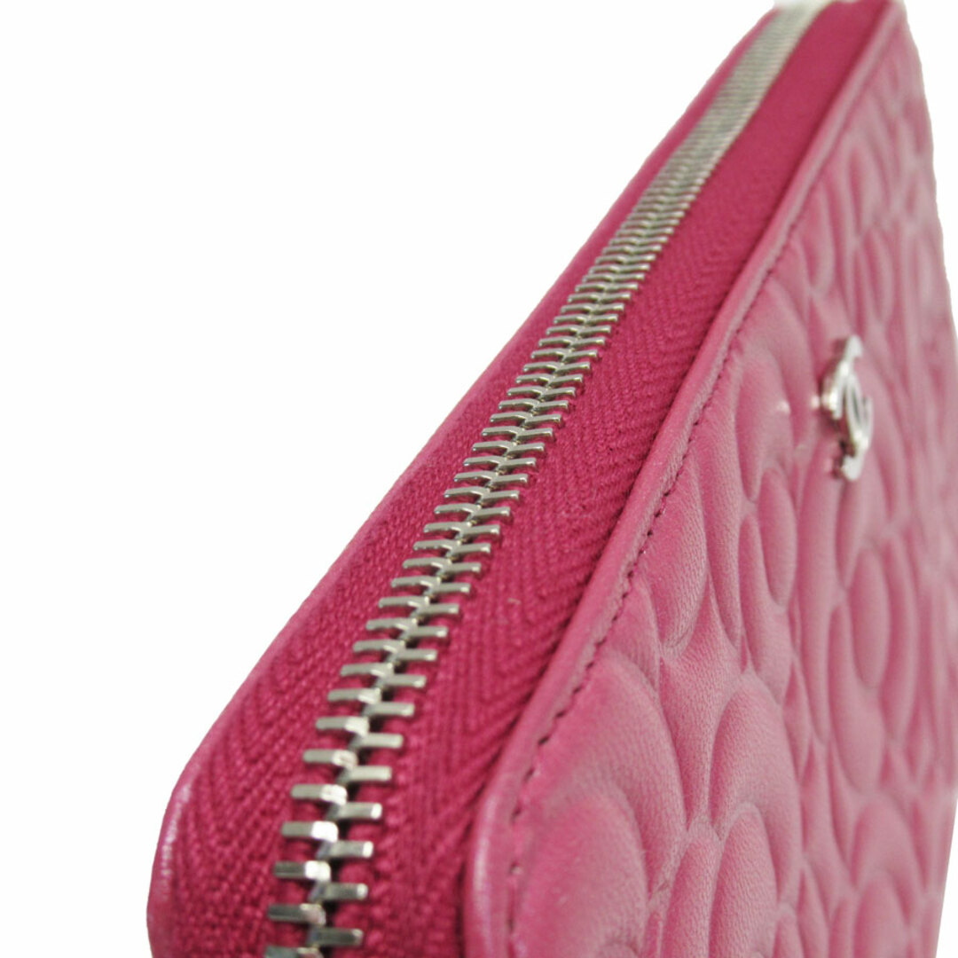 CHANEL - シャネル CHANEL ラウンドファスナー長財布 カメリア CHANEL - シャネル CHANEL ラウンドファスナー長財布 カメリア