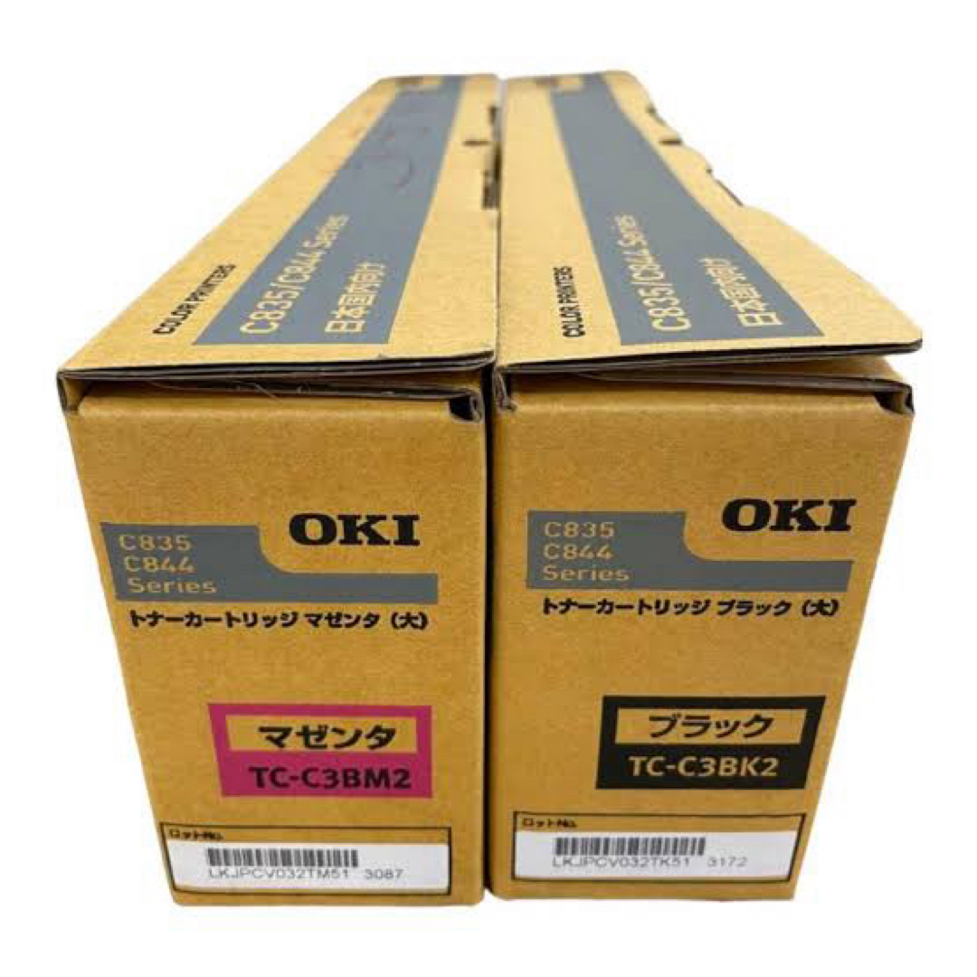 純正 OKI トナーカートリッジ TC-C3BK2 TC-C3BM2 オフィス用品 純正 OKI トナーカートリッジ TC-C3BK2 TC-C3BM2 オフィス用品