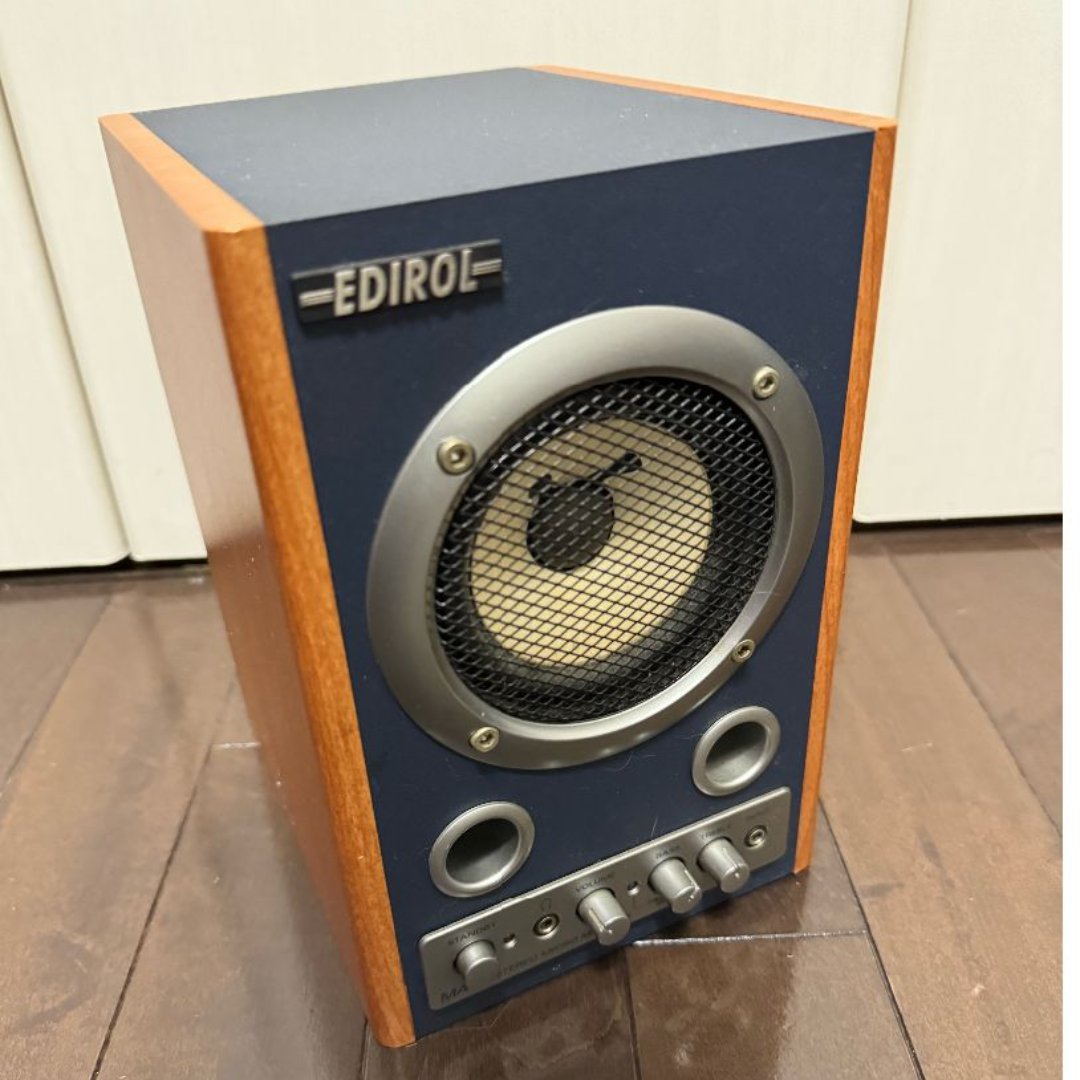 Roland(ローランドディージー)の【中古】EDIROL MA-7A Stereo Micro Monitor スマホ/家電/カメラのオーディオ機器(スピーカー)の商品写真
