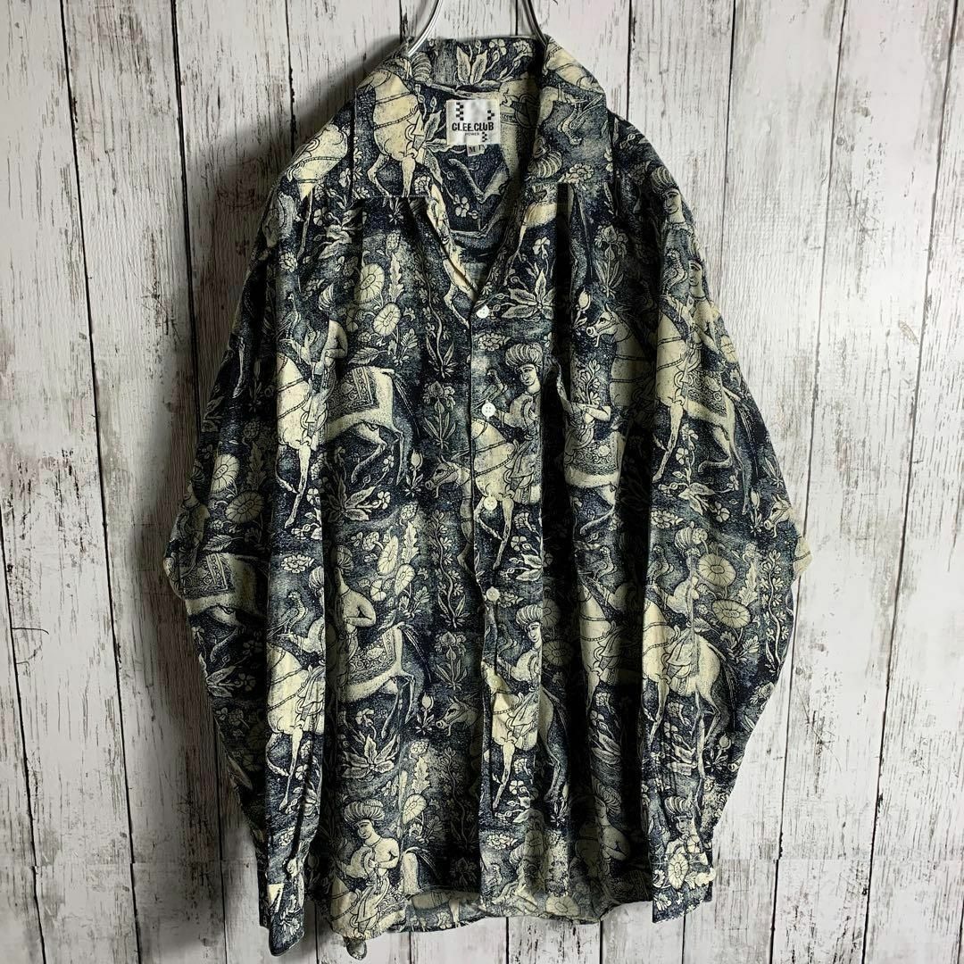 VINTAGE - 【古着男子】レトロ古着 90s メンズ デザインシャツ VINTAGE - 【古着男子】レトロ古着 90s メンズ デザインシャツ