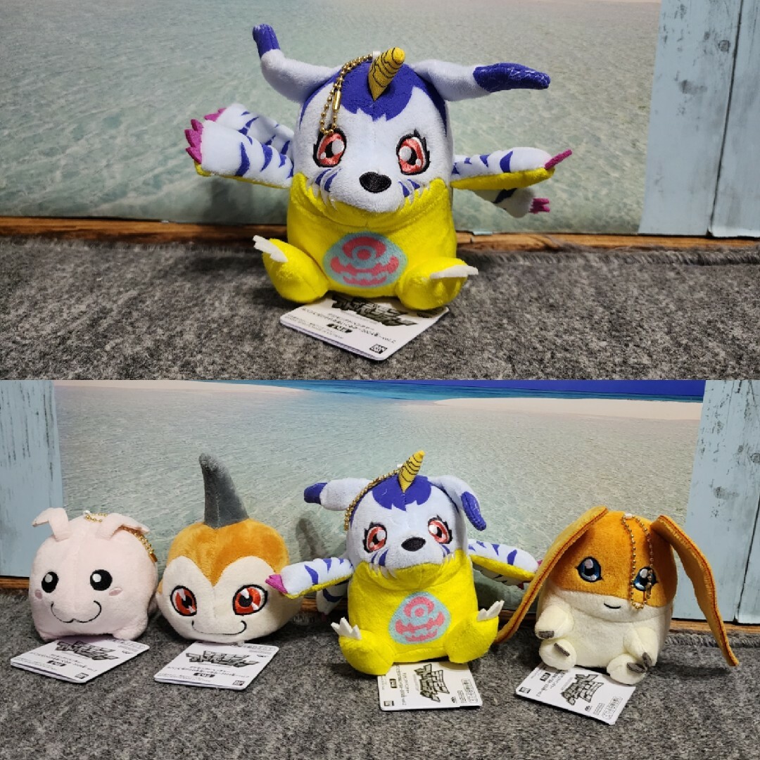 デジモン カバンに付けられるぬいぐるみ 5体セット
