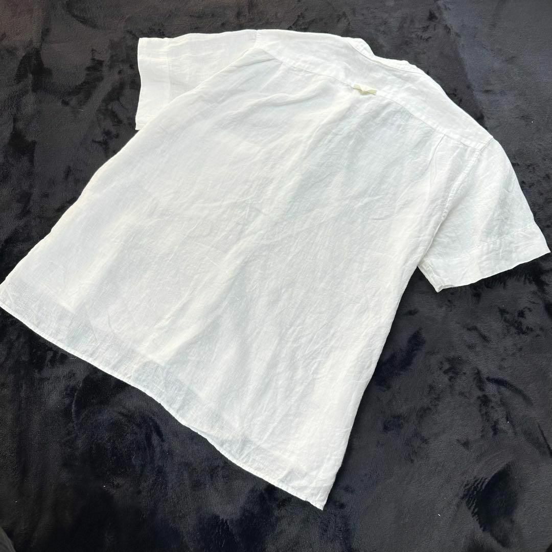 マーガレットハウエル✨リネン100%ブラウス ホワイト FREE SIZE マーガレットハウエル✨リネン100%ブラウス ホワイト FREE SIZE