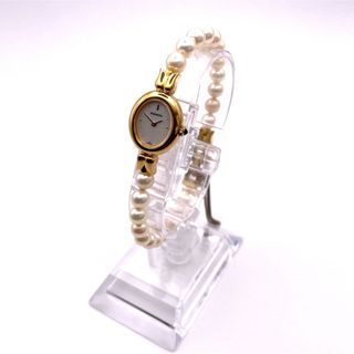 美品】◇MiKIMOTO◇ミキモト 安定 手持ち時計 ブルー ゴールド 美品】◇MiKIMOTO◇ミキモト 安定 手持ち時計 ブルー ゴールド