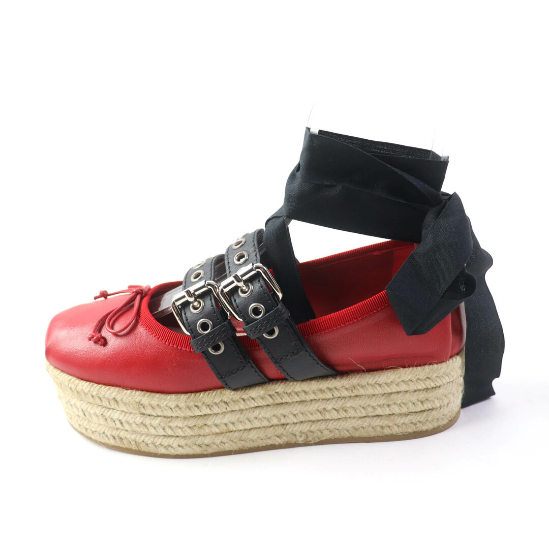 MIU MIU - 未使用品☆MIUMIU ミュウミュウ エスパドリーユ MIU MIU - 未使用品☆MIUMIU ミュウミュウ エスパドリーユ
