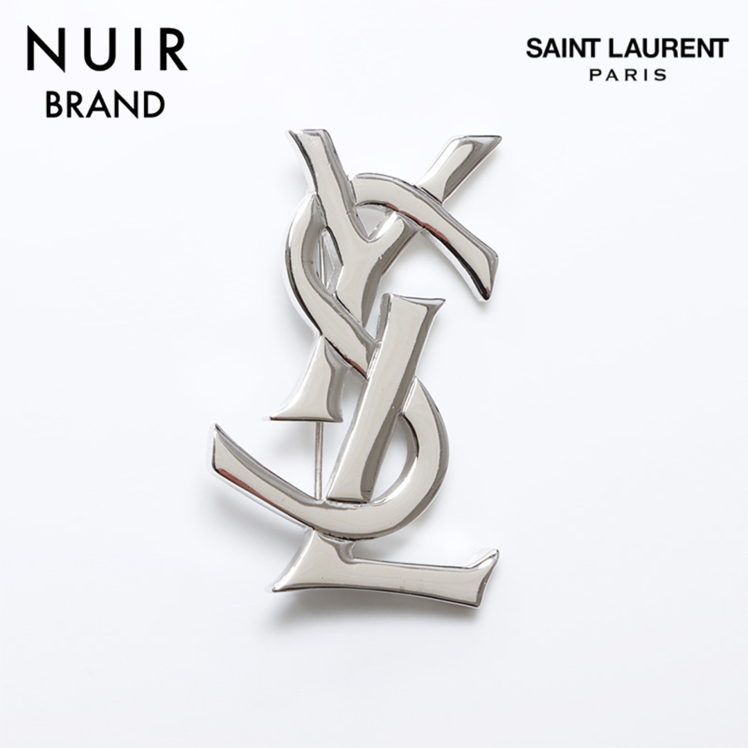 SAINT LAURENT - イヴ・サンローラン YSL YSL ロゴ ブローチの SAINT LAURENT - イヴ・サンローラン YSL YSL ロゴ ブローチの