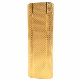 カルティエ(Cartier)の良品△Cartier カルティエ 総柄 オーバル ガスライター 喫煙グッズ ゴールド スイス製 メンズ 着火確認済み オススメ◎(タバコグッズ)