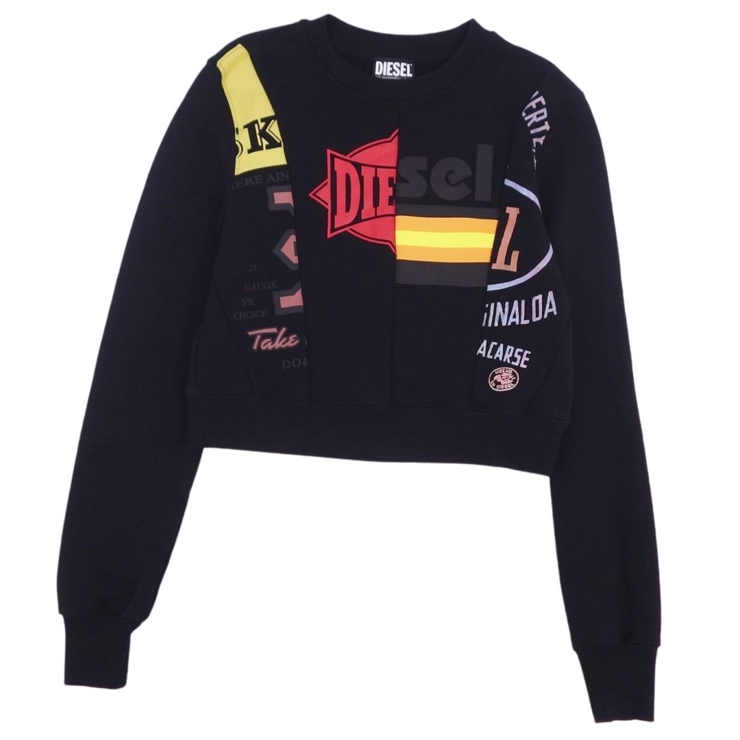 美品 ディーゼル DIESEL スウェット トレーナー クロップド 美品 ディーゼル DIESEL スウェット トレーナー クロップド