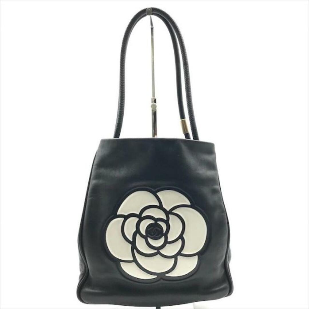 CHANEL - 良品 CHANEL シャネル カメリア ロゴ バッグ CHANEL - 良品 CHANEL シャネル カメリア ロゴ バッグ