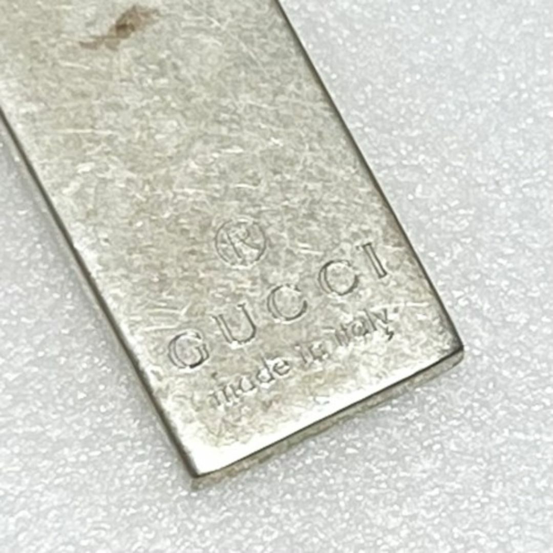 GUCCI - GUCCI グッチ バー ペンダントトップ SV925 ブランド GUCCI - GUCCI グッチ バー ペンダントトップ SV925 ブランド