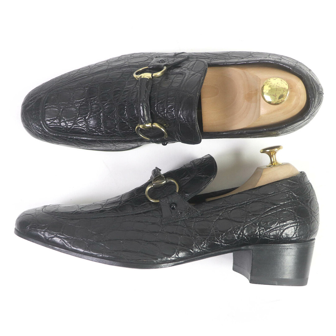 未使用品□GUCCI グッチ 115676 クロコダイルレザー ホース 未使用品□GUCCI グッチ 115676 クロコダイルレザー ホース