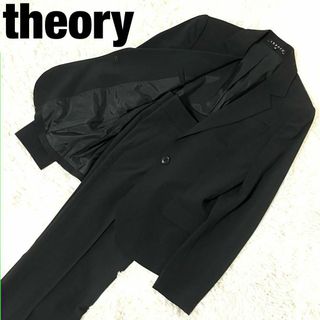 セオリー パンツスーツ ブラック 2 絡まり スラックス セオリー パンツスーツ ブラック 2 絡まり スラックス