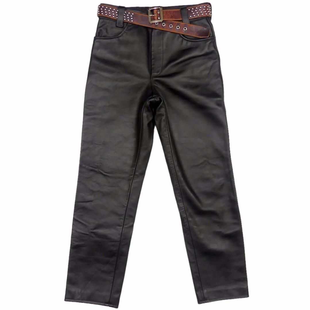 VANSON - VANSON バンソン レザーパンツ 本革 W32 ストレート VANSON - VANSON バンソン レザーパンツ 本革 W32 ストレート