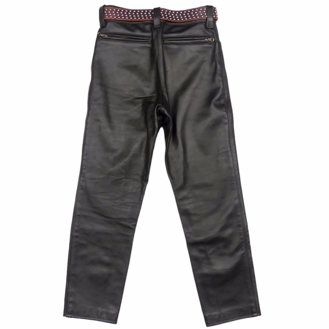 VANSON - VANSON バンソン レザーパンツ 本革 W32 ストレート VANSON - VANSON バンソン レザーパンツ 本革 W32 ストレート