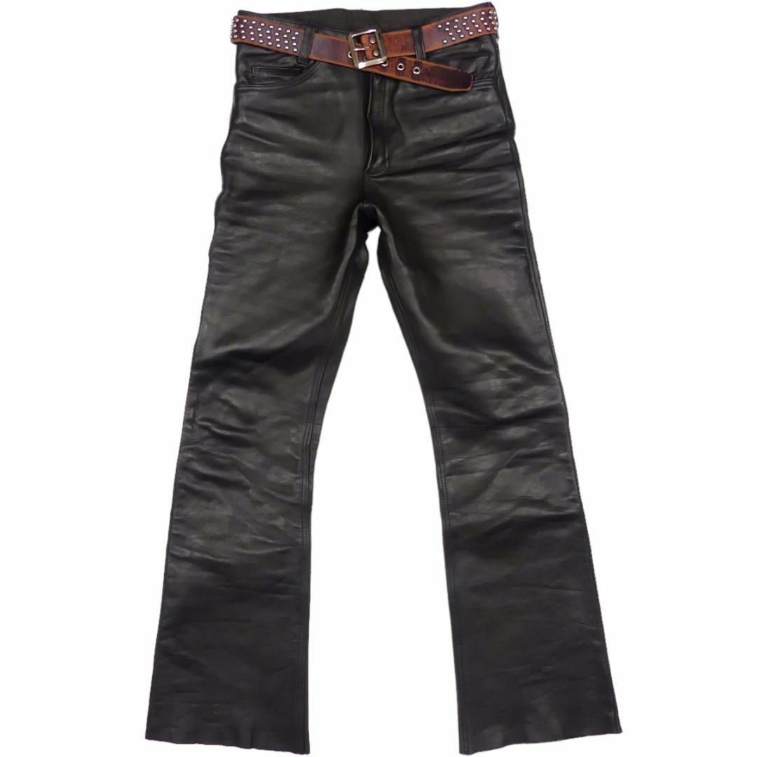 VANSON - VANSON バンソン レザーパンツ 本革 W32 ブーツカット VANSON - VANSON バンソン レザーパンツ 本革 W32 ブーツカット