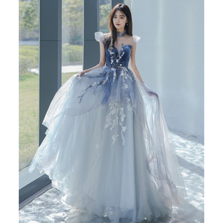 新作パーティドレス 結婚式 二次会 成人式 ステージ ロング 新作パーティドレス 結婚式 二次会 成人式 ステージ ロング