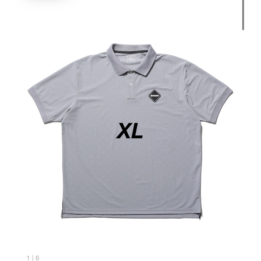 FCRB FREEZE TECH S/S POLO フリーズテック グレー トップス FCRB FREEZE TECH S/S POLO フリーズテック グレー トップス