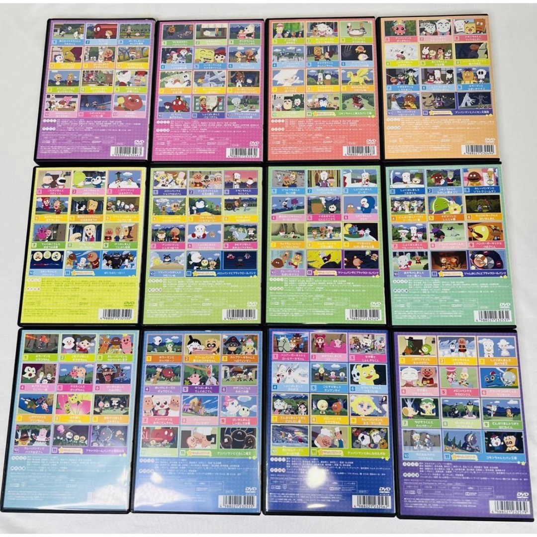 ☆新品ケース付き☆ アンパンマン テレビ DVD 全12本セットの ☆新品ケース付き☆ アンパンマン テレビ DVD 全12本セットの