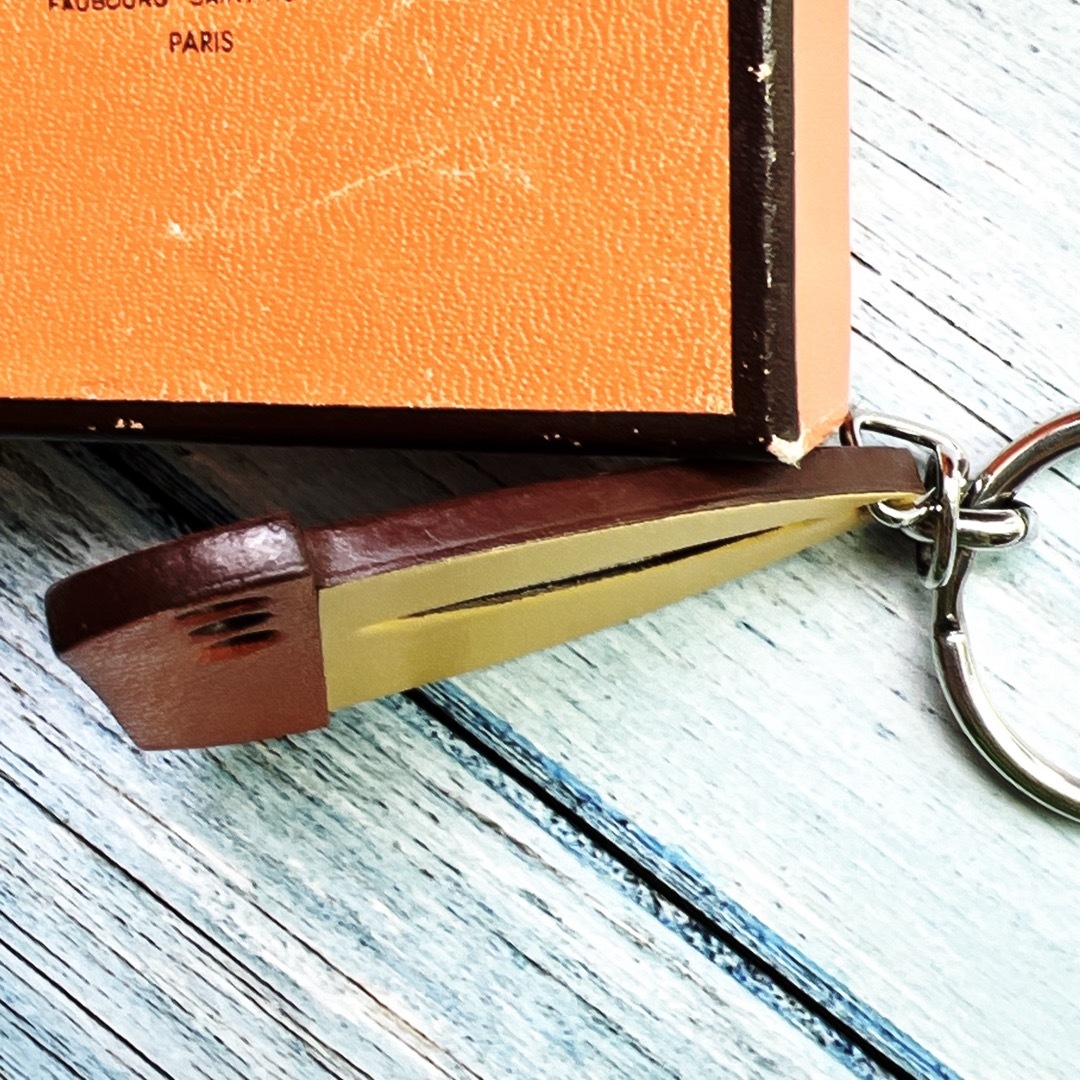 HERMES - 美品 HERMES エルメス ヨット 船 キーホルダー HERMES - 美品 HERMES エルメス ヨット 船 キーホルダー