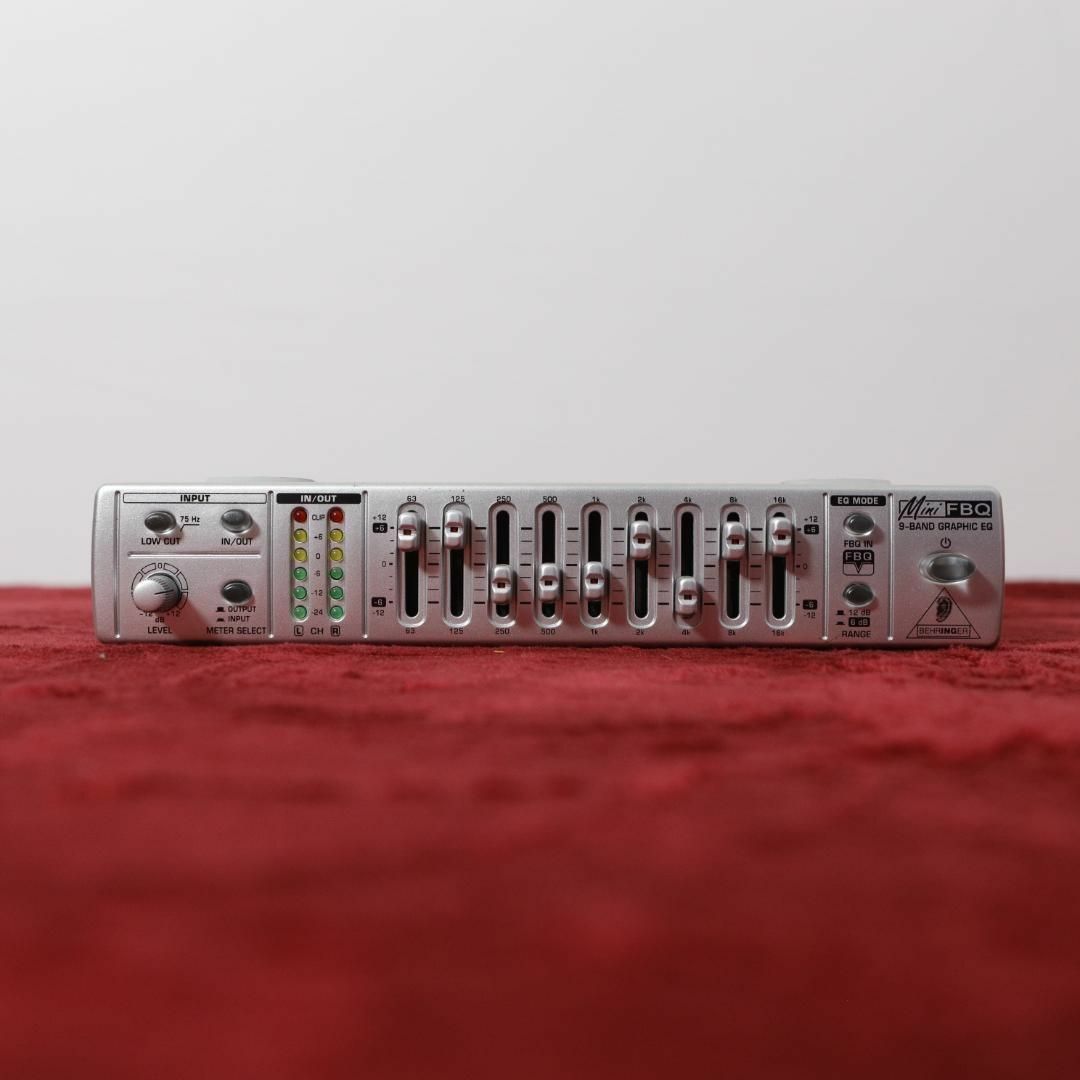 8394】 BEHRINGER FBQ800 グラフィックイコライザー エフェクター 8394】 BEHRINGER FBQ800 グラフィックイコライザー エフェクター