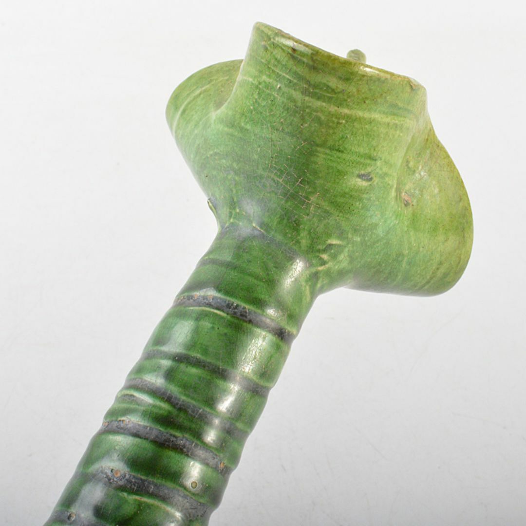 中国 遼三彩 花文瓶 執壷 水注瓶 V R7331Fの通販 by
