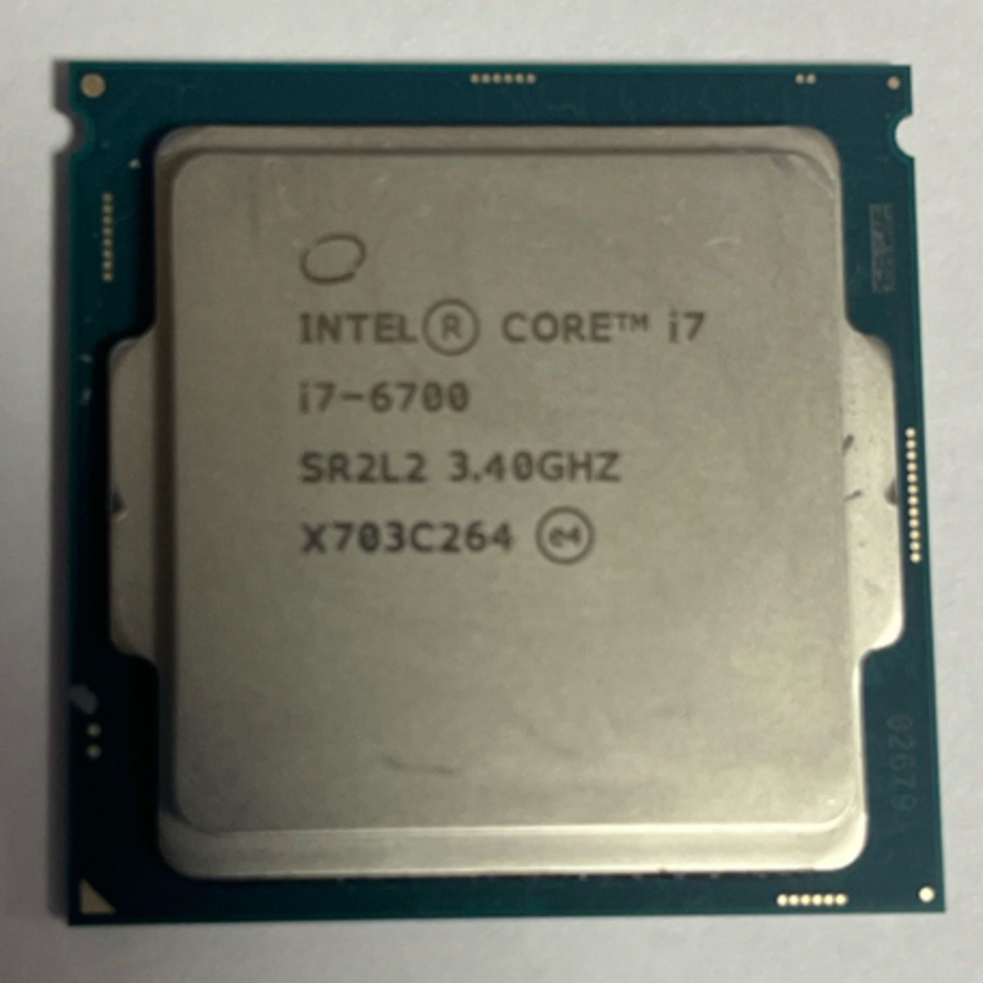 PCパーツ intel - Intel CPU i7-6700 3.40GHz