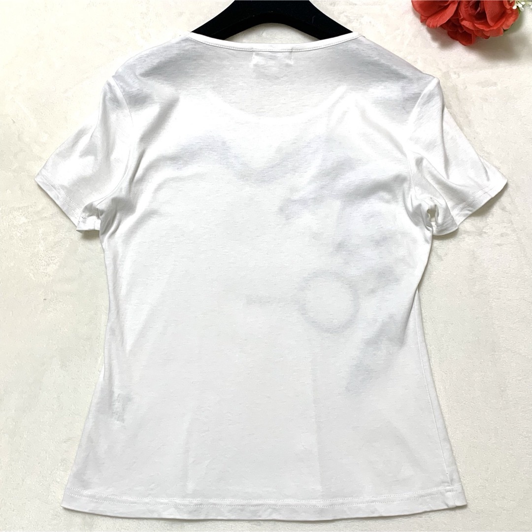 Courreges - 極美品 courreges クレージュ ロゴ リボン パール T Courreges - 極美品 courreges クレージュ ロゴ リボン パール T