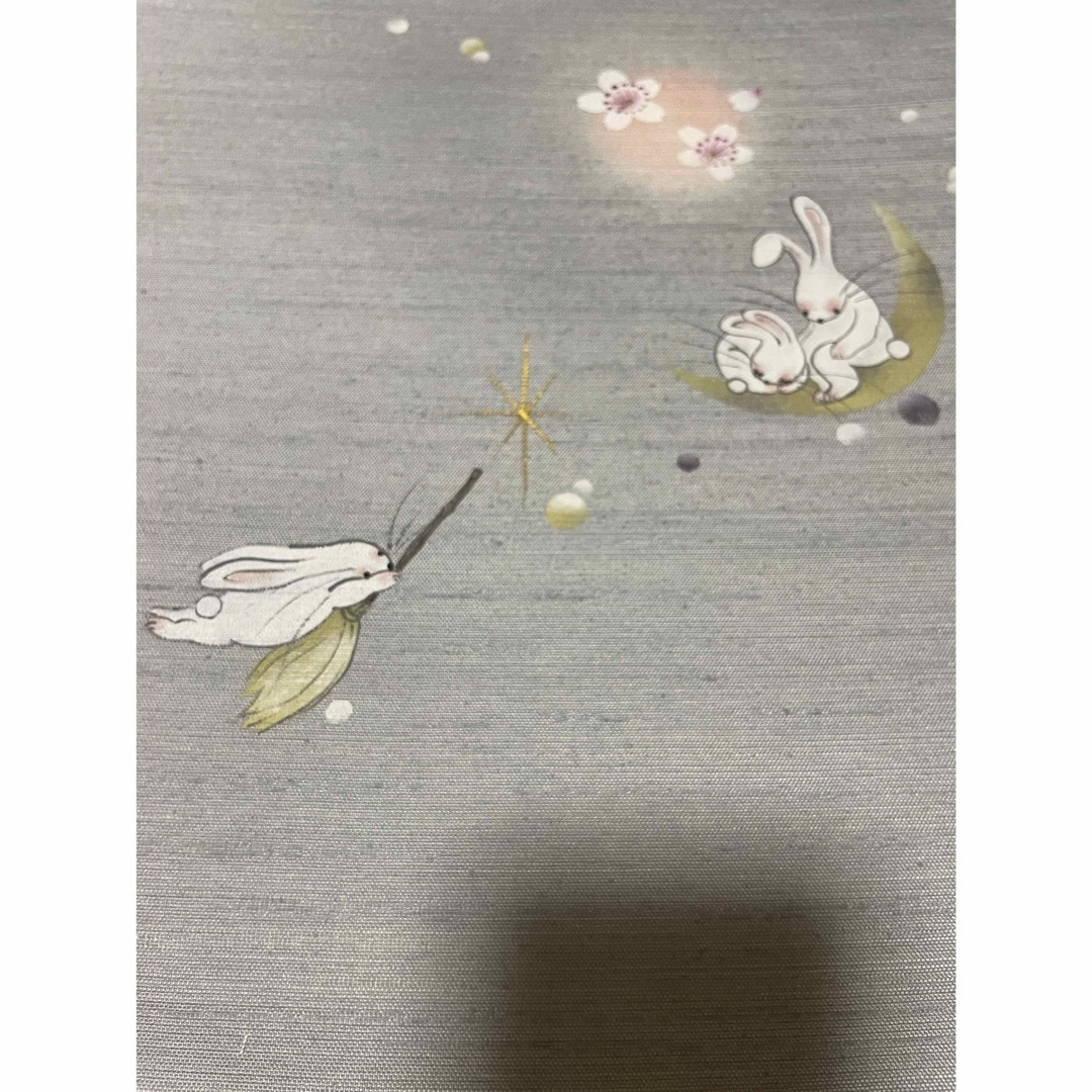 ウサギ柄の作家の袋帯 m3241 ウサギ柄の作家の袋帯 m3241