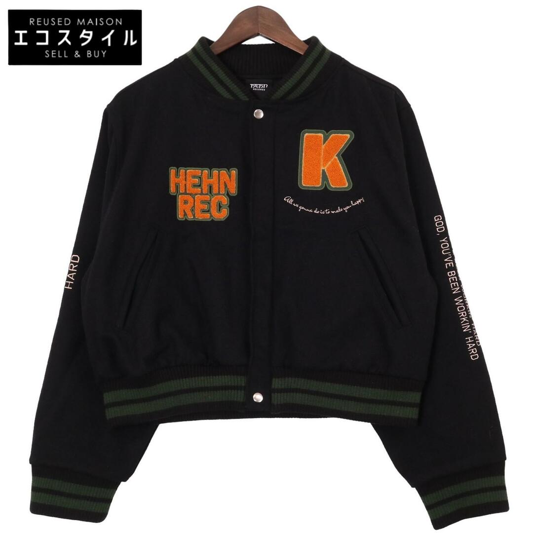 ヘンレコード 藤井風 Workin'Hard ブラック×グリーン スタジャン ヘンレコード 藤井風 Workin'Hard ブラック×グリーン スタジャン