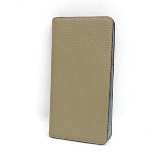 BONAVENTURA / ボナベンチュラ ◆スマホケース/iPhone Xs/X /グレージュ×コーラル レディースファッション【中古】 [0220475128](その他)
