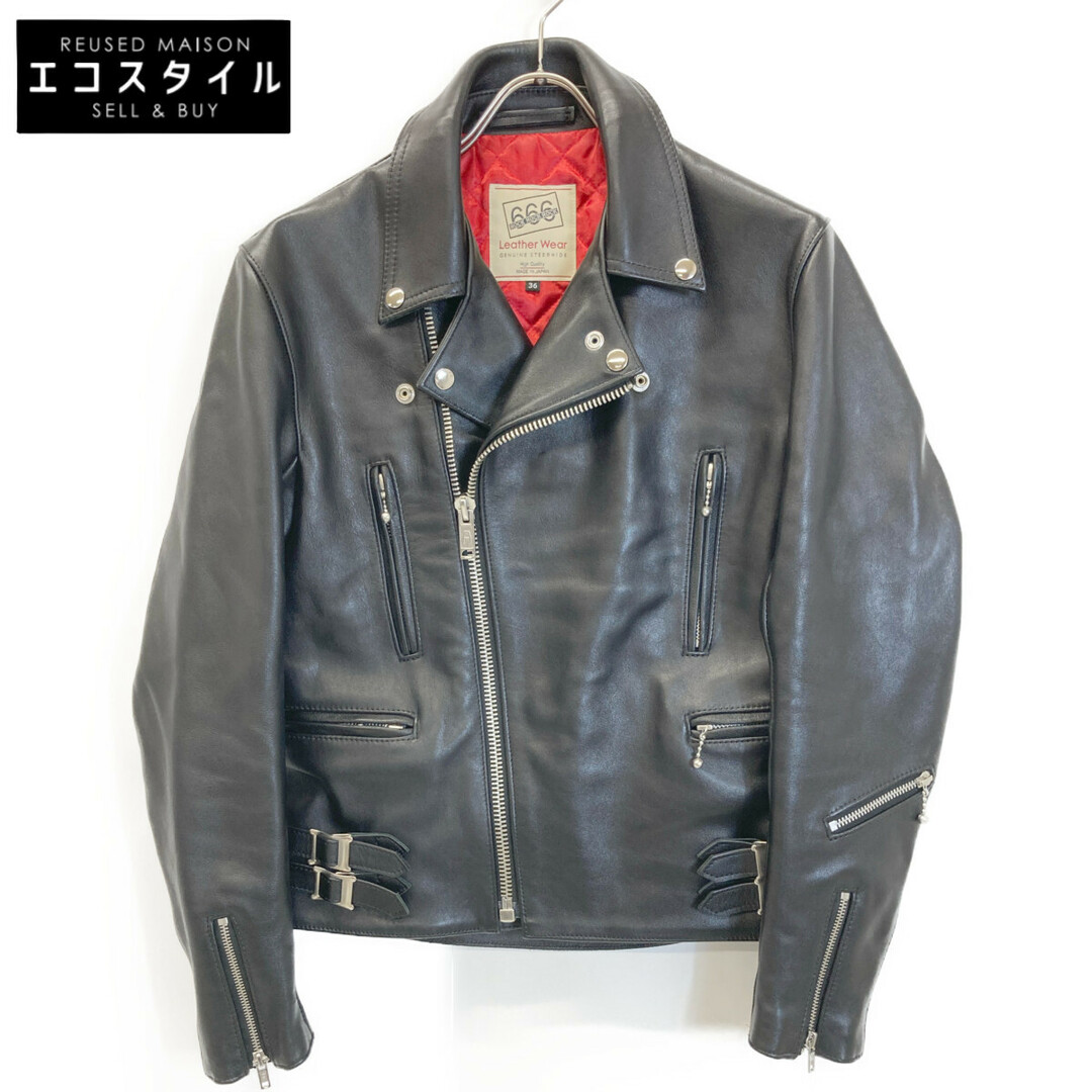 666トリプルシックス LJM-1L U.K. サイドベルト ステアハイドブラック ライダース 36 666トリプルシックス LJM-1L U.K. サイドベルト ステアハイドブラック ライダース 36