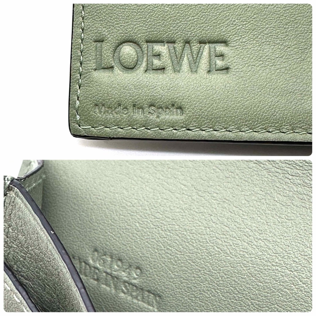 美品】LOEWE ロエベ ラージ バーティカルウォレット 二つ折り長財布 美品】LOEWE ロエベ ラージ バーティカルウォレット 二つ折り長財布