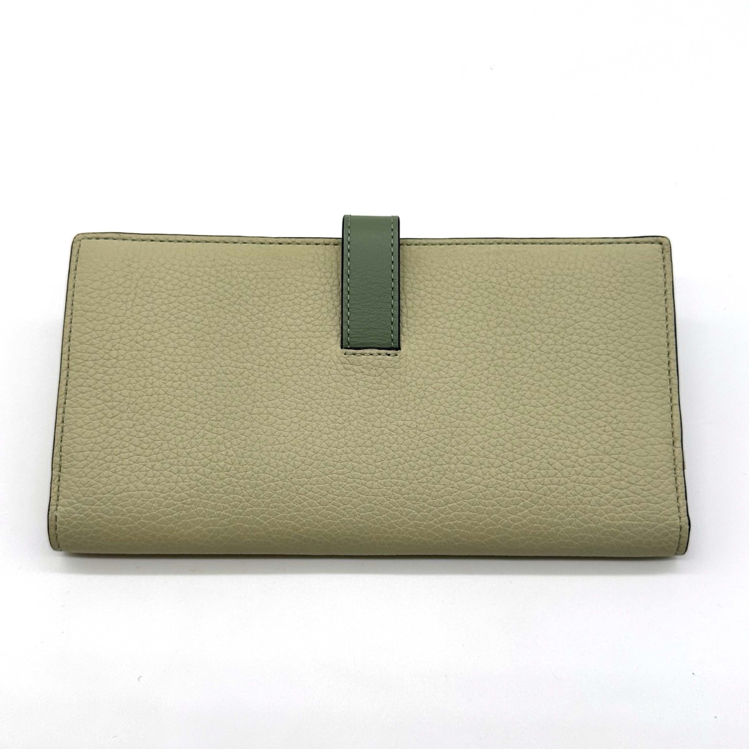 美品】LOEWE ロエベ ラージ バーティカルウォレット 二つ折り長財布 美品】LOEWE ロエベ ラージ バーティカルウォレット 二つ折り長財布