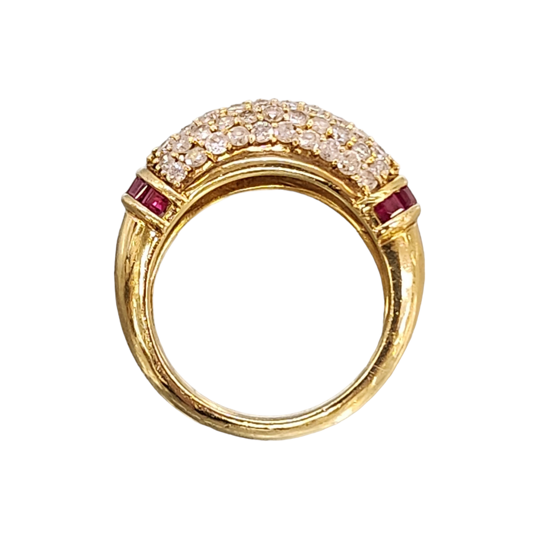 K18 ダイヤ 1.51ct リング レディース 18金 赤石 0.58ct K18 ダイヤ 1.51ct リング レディース 18金 赤石 0.58ct