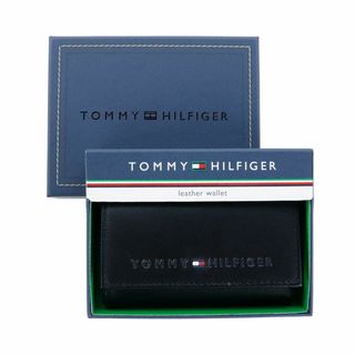 トミーヒルフィガー(TOMMY HILFIGER)のトミーヒルフィガー キーケース 6連 ウェルズ キーリング ブラック 黒色 箱付(キーケース)